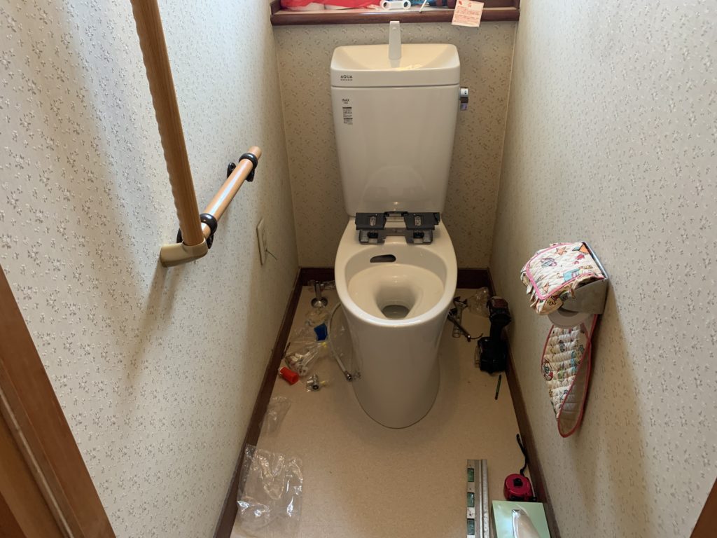 トイレリフォーム　便器取替